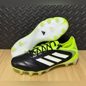 Adidas Copa Pure 3 Elite FG Soccer Cleats Black Green JH6304 Mens Sizes 5.5-10.5